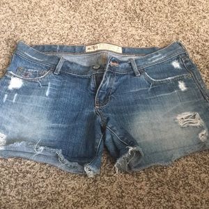 Hollister jean shorts